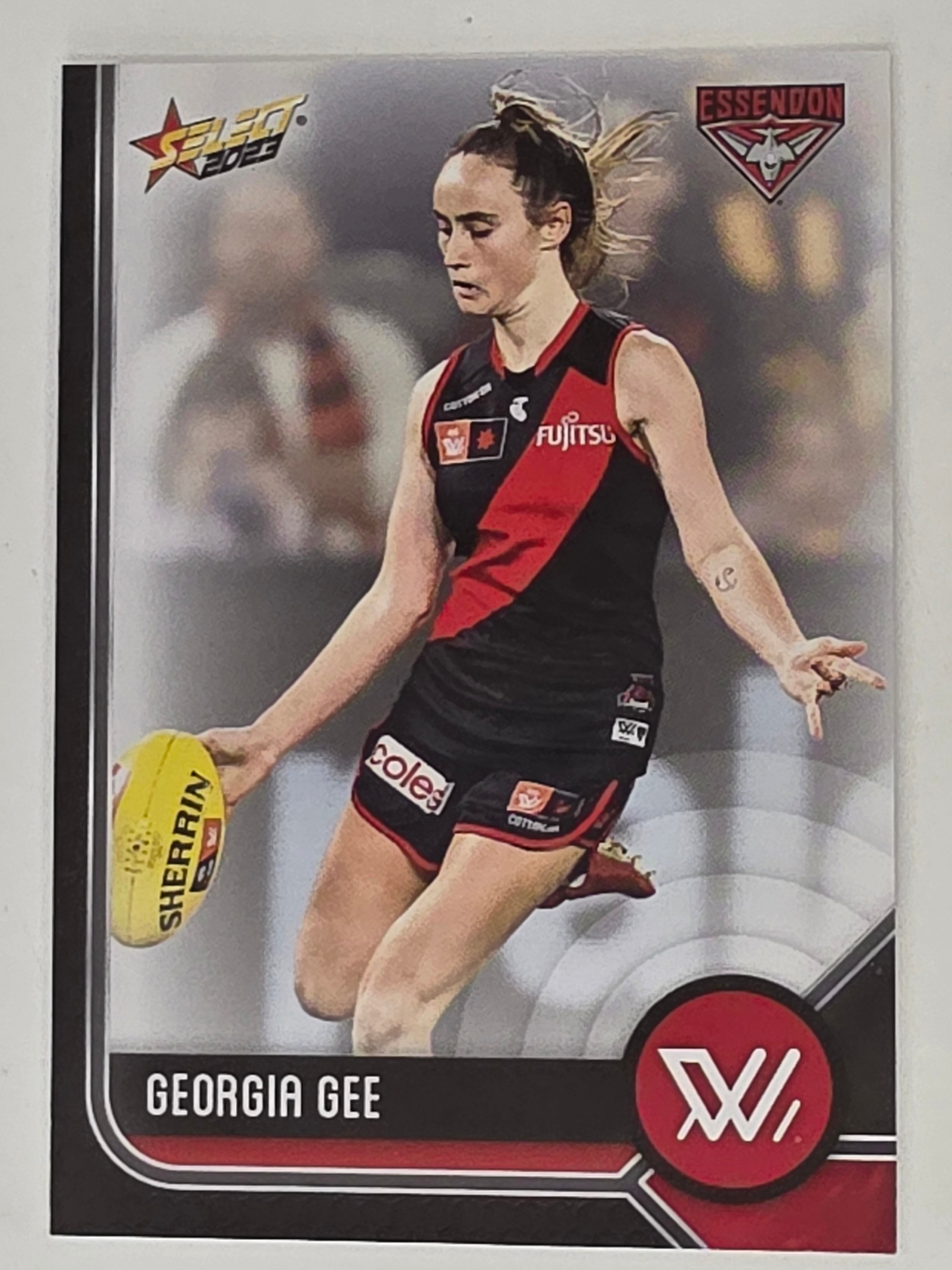 AFL 2023 Footy Stars Base Card #194 Georgia Gee Essendon Bombers AFLW