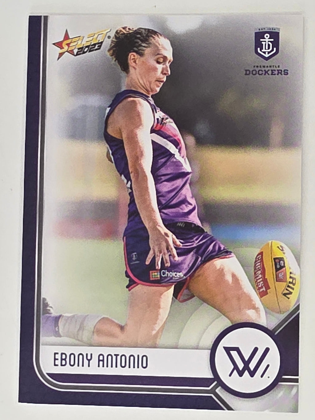 AFL 2023 Footy Stars Base Card #197 Ebony Antonio Fremantle Dockers AFLW