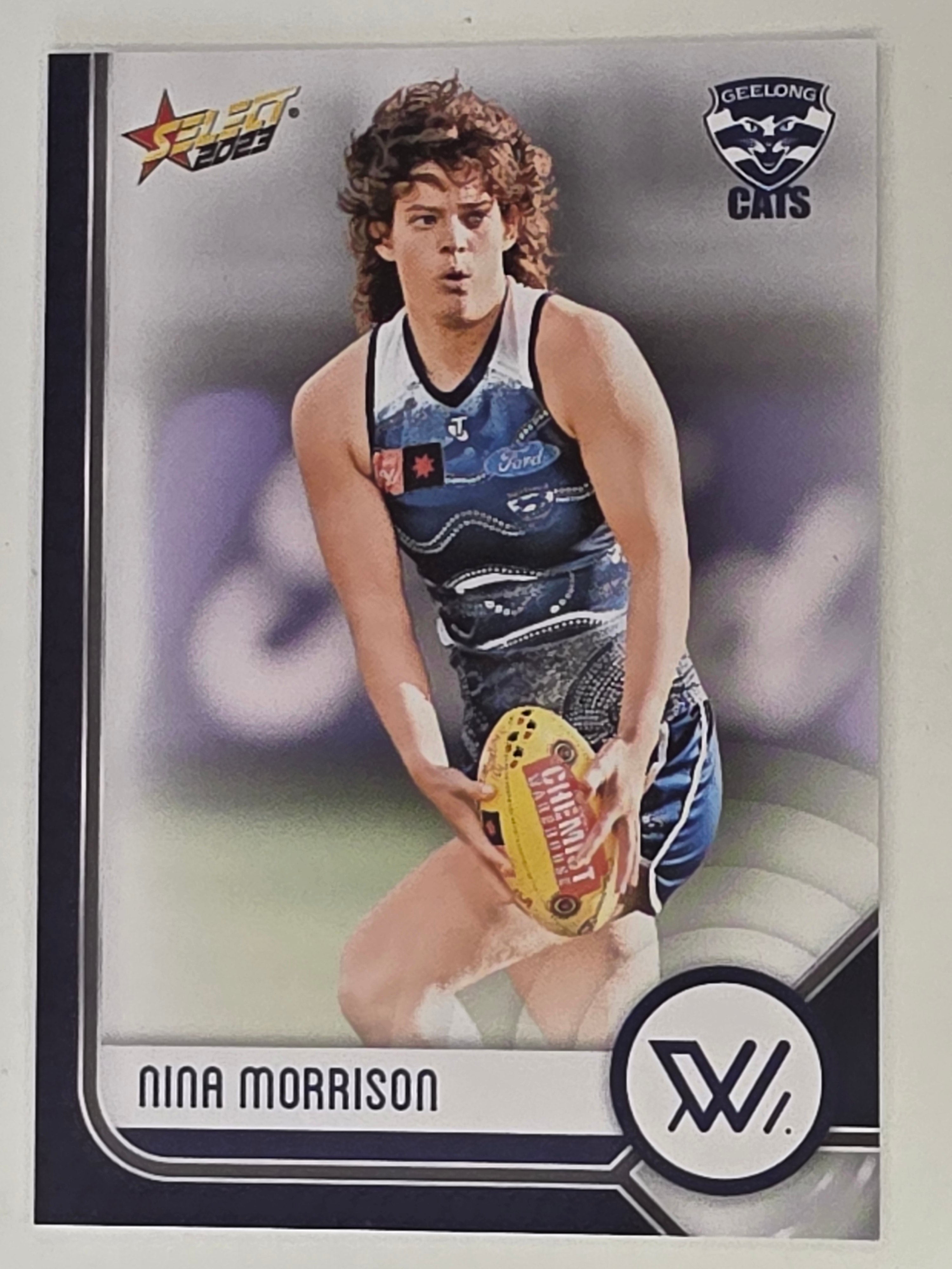 AFL 2023 Footy Stars Base Card #201 Nina Morrison Geelong Cats AFLW