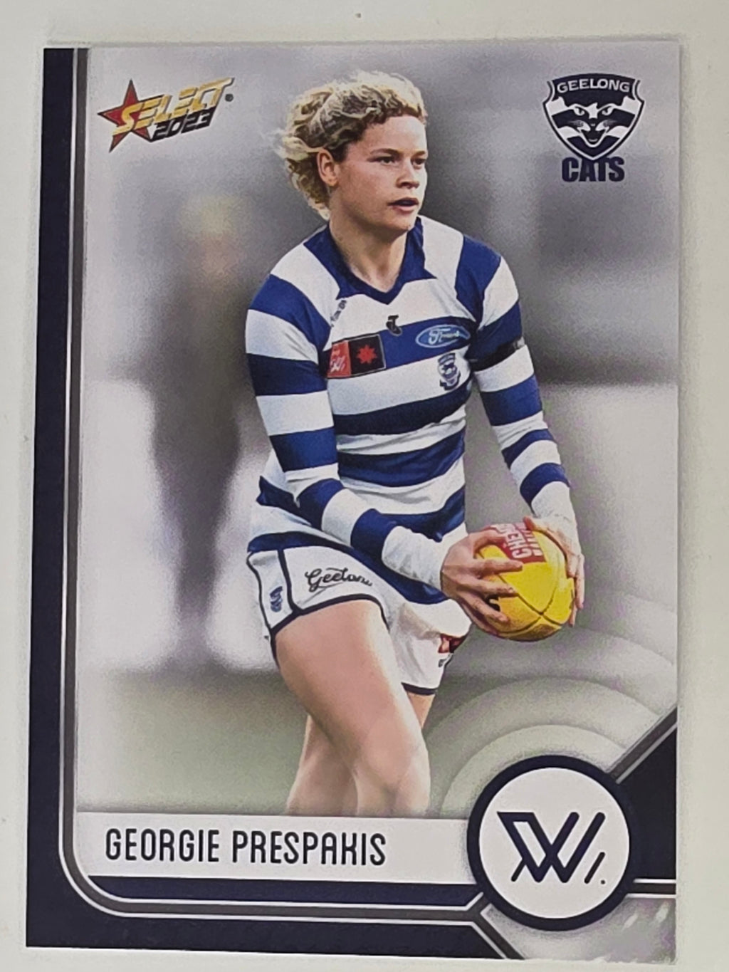 AFL 2023 Footy Stars Base Card #202 Georgie Prespakis Geelong Cats AFLW