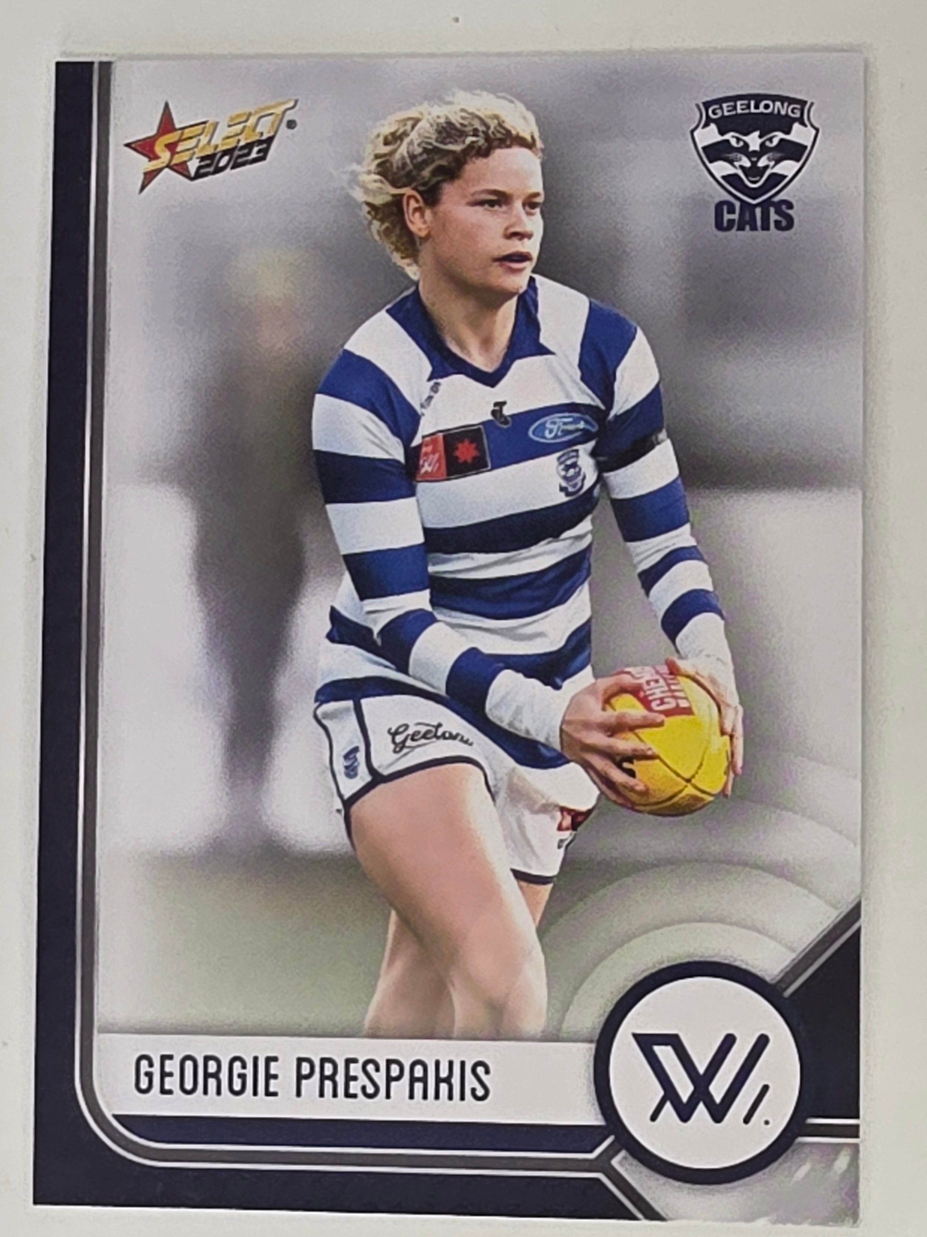 AFL 2023 Footy Stars Base Card #202 Georgie Prespakis Geelong Cats AFLW