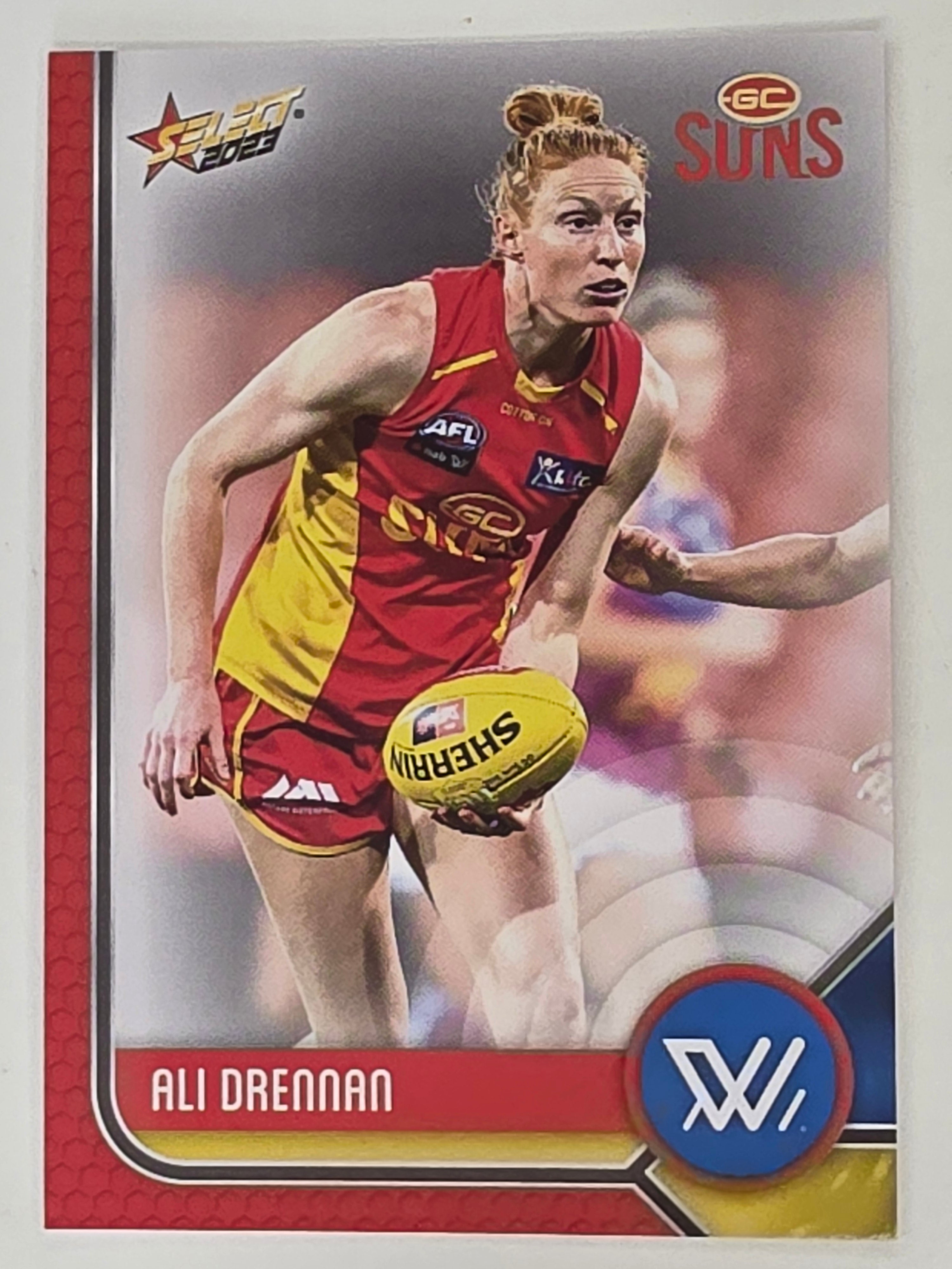 AFL 2023 Footy Stars Base Card #206 Alice Drennan Gold Coast Suns AFLW