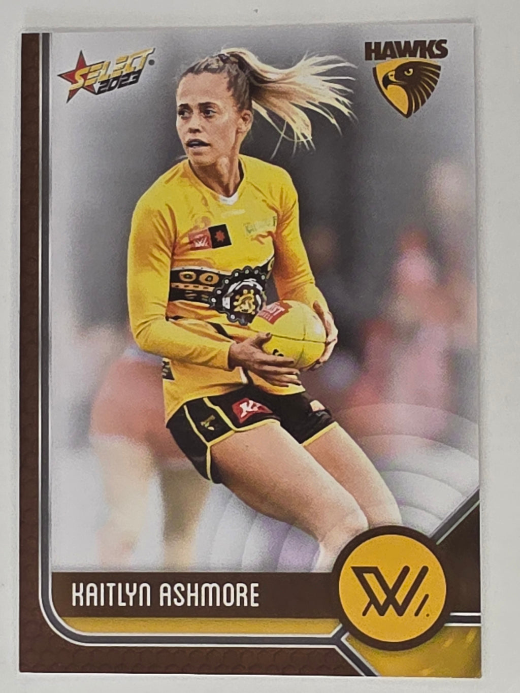 AFL 2023 Footy Stars Base Card #209 Kaitlyn Ashmore Hawthorn Hawks AFLW