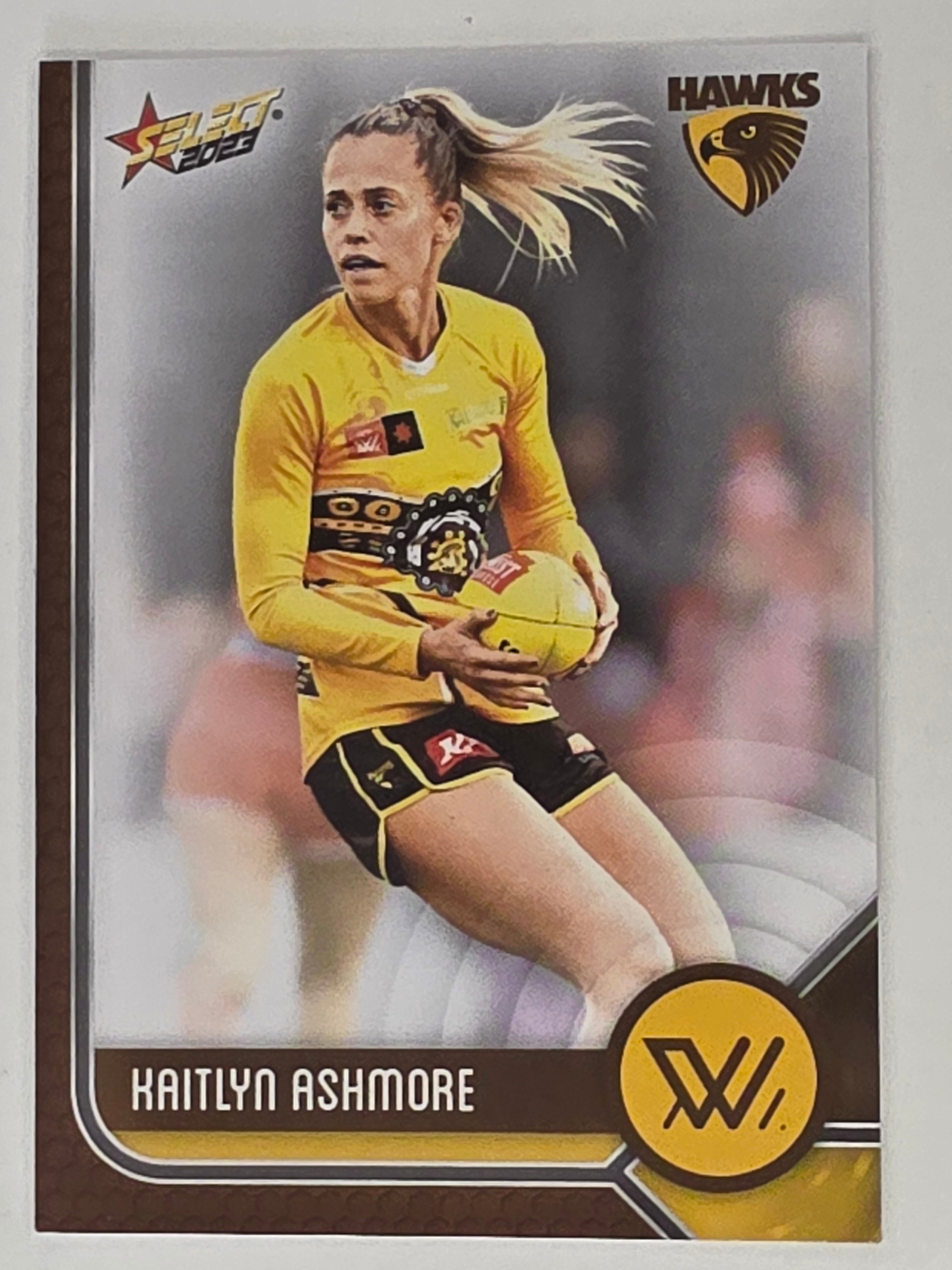 AFL 2023 Footy Stars Base Card #209 Kaitlyn Ashmore Hawthorn Hawks AFLW