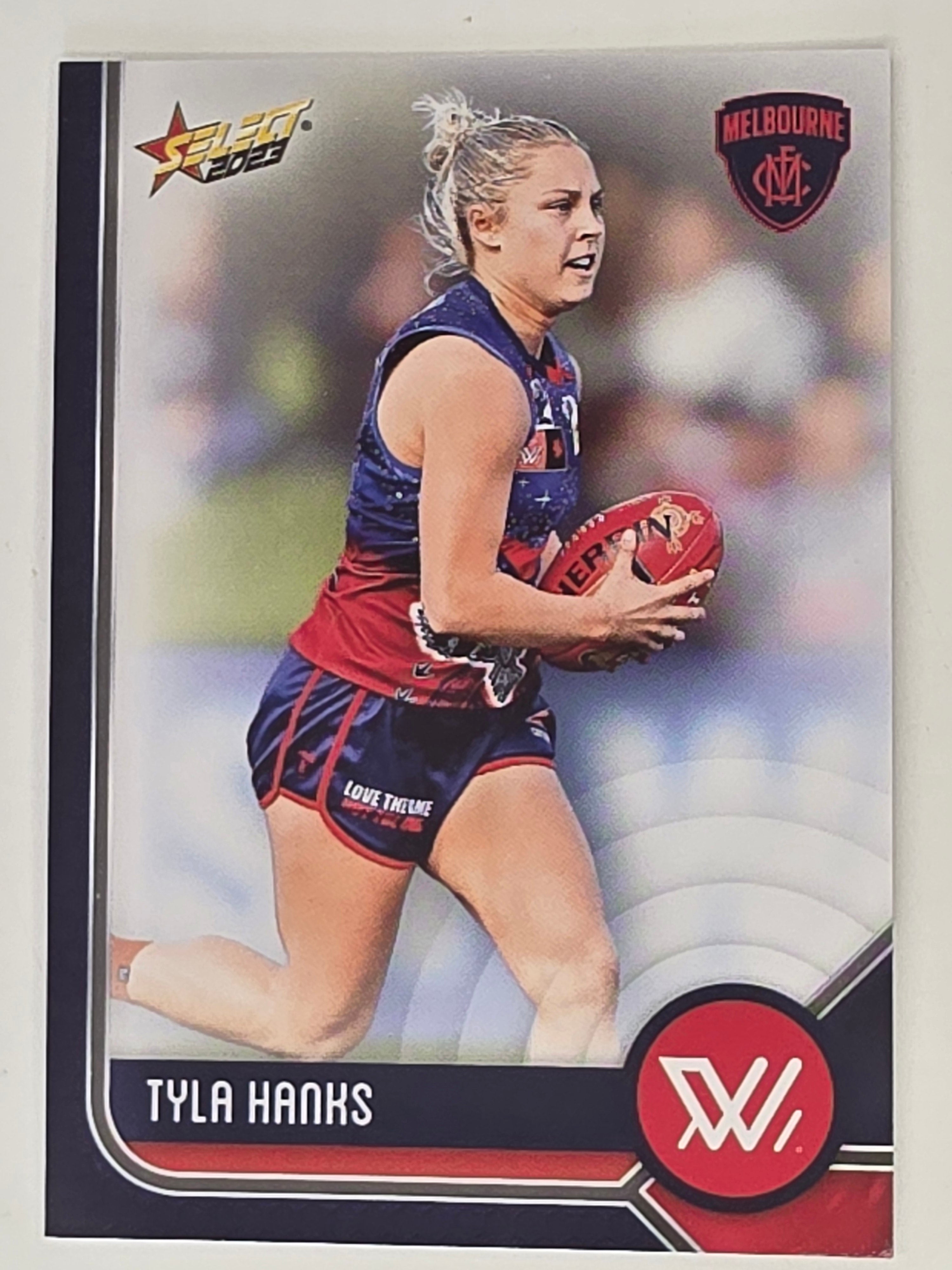 AFL 2023 Footy Stars Base Card #212 Tyla Hanks Melbourne AFLW