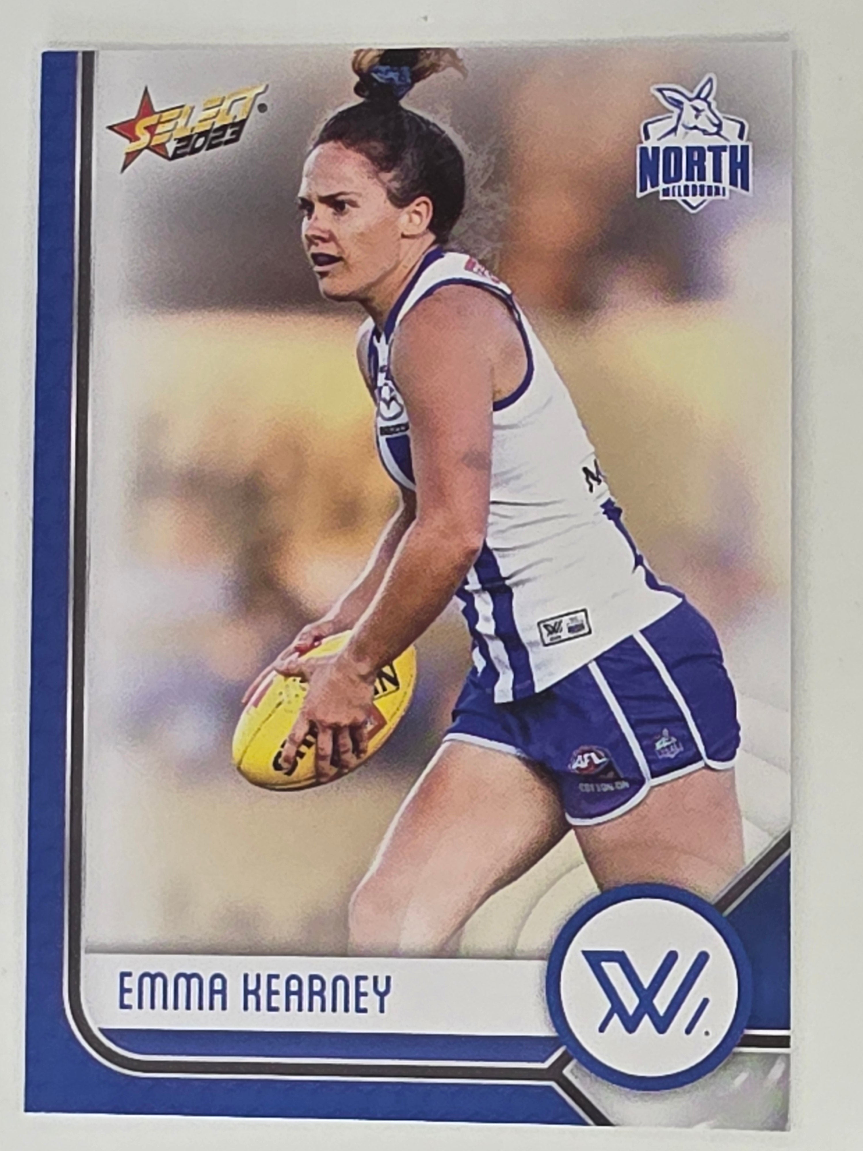 AFL 2023 Footy Stars Base Card #216 Emma Kearney North Melbourne AFLW