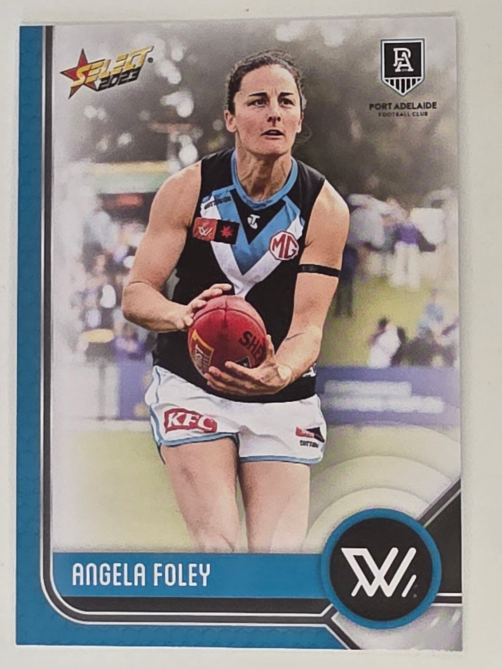 AFL 2023 Footy Stars Base Card #218 Angela Foley Port Adelaide AFLW
