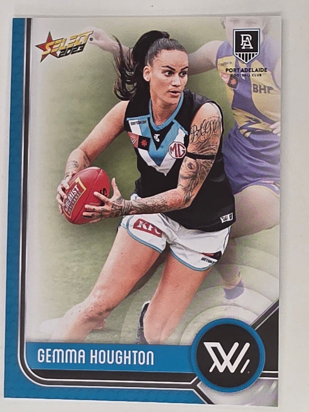 AFL 2023 Footy Stars Base Card #219 Gemma Houghton Port Adelaide AFLW