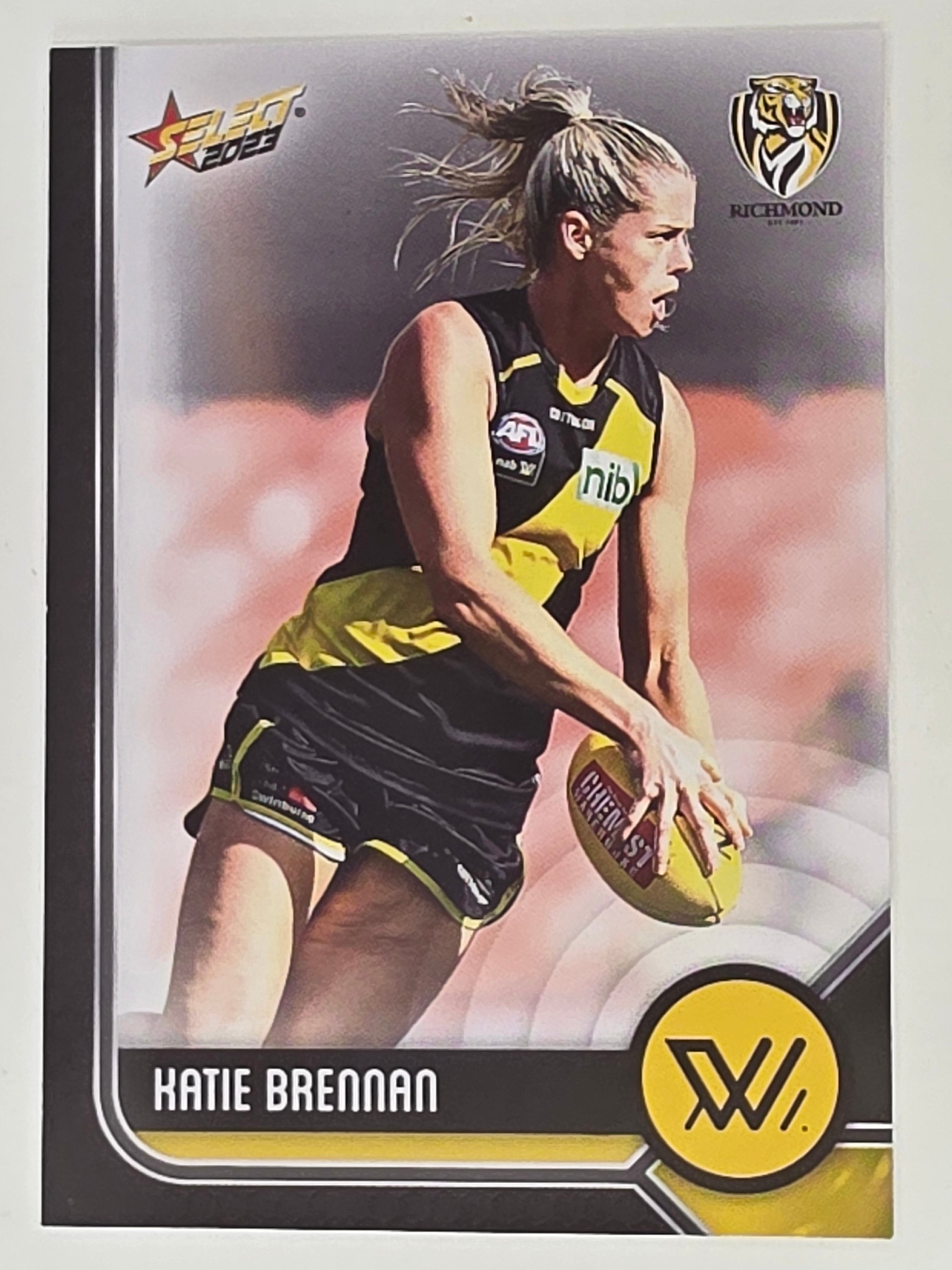 AFL 2023 Footy Stars Base Card #221 Katie Brennan Richmond AFLW