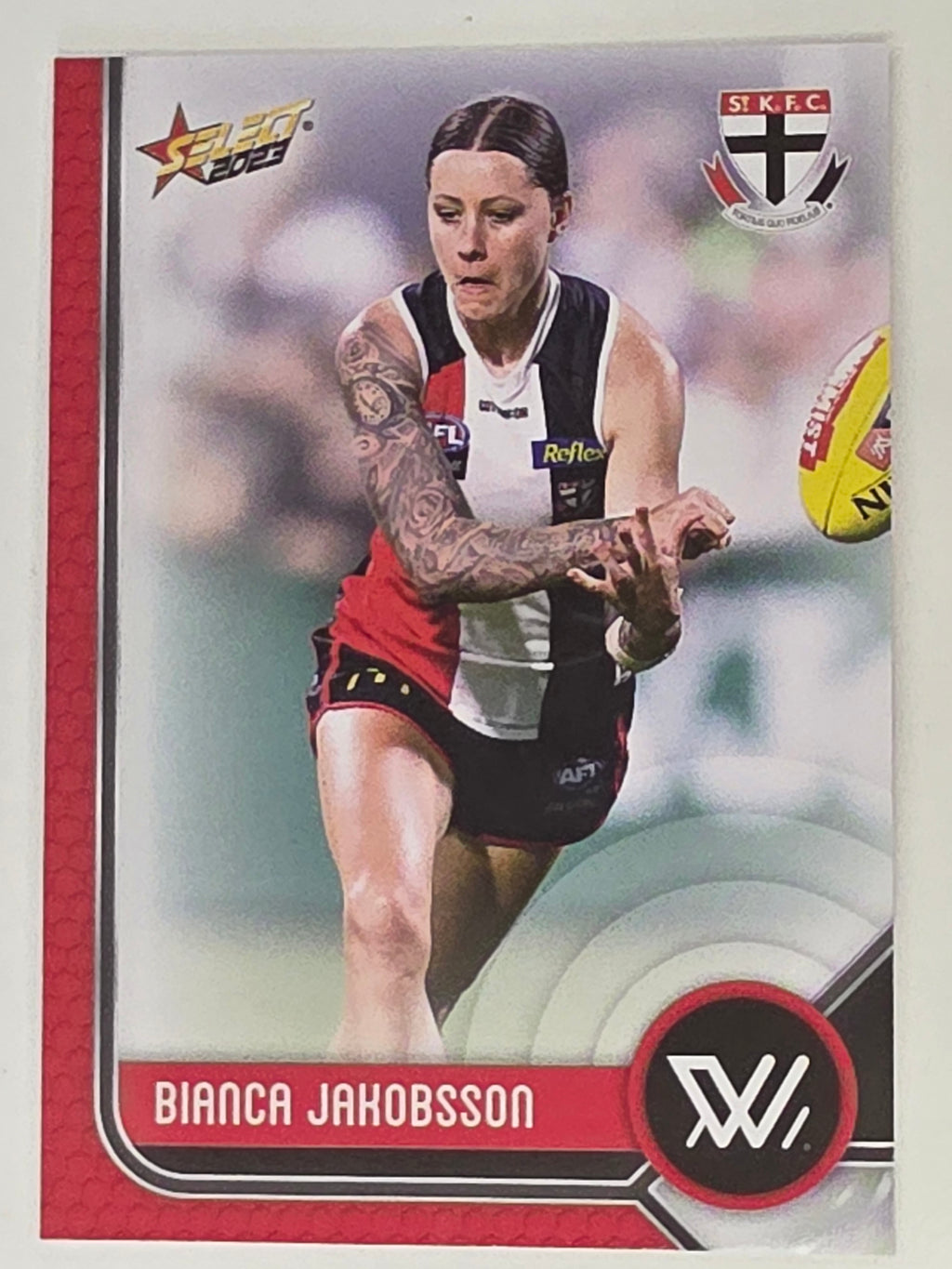 AFL 2023 Footy Stars Base Card #224 Bianca Jakobsson St Kilda AFLW