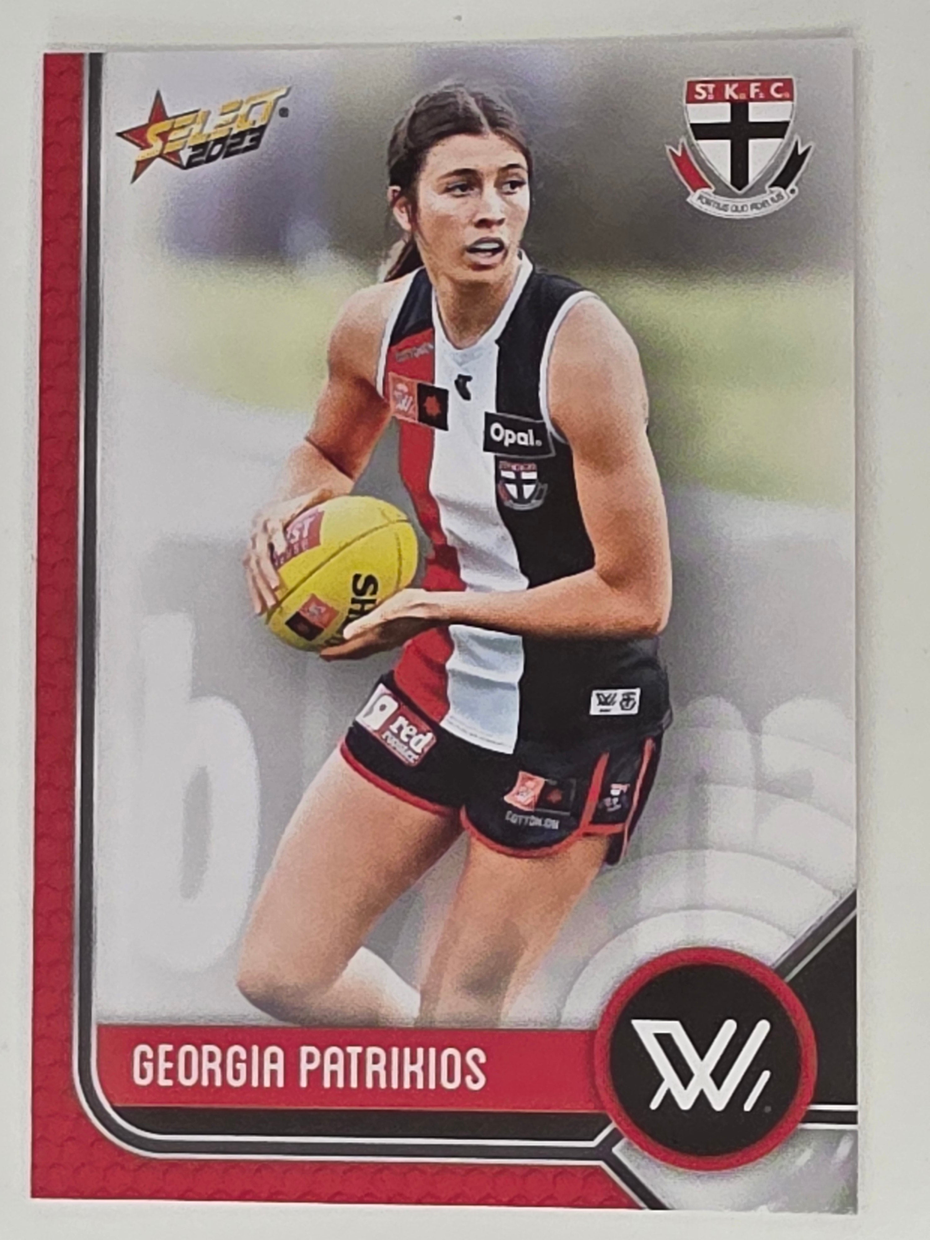 AFL 2023 Footy Stars Base Card #225 Georgia Patrikios St Kilda AFLW