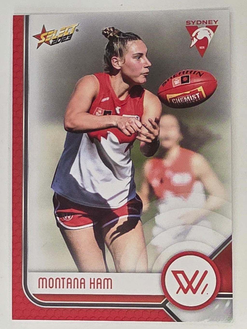 AFL 2023 Footy Stars Base Card #227 Montana Ham Sydney Swans AFLW