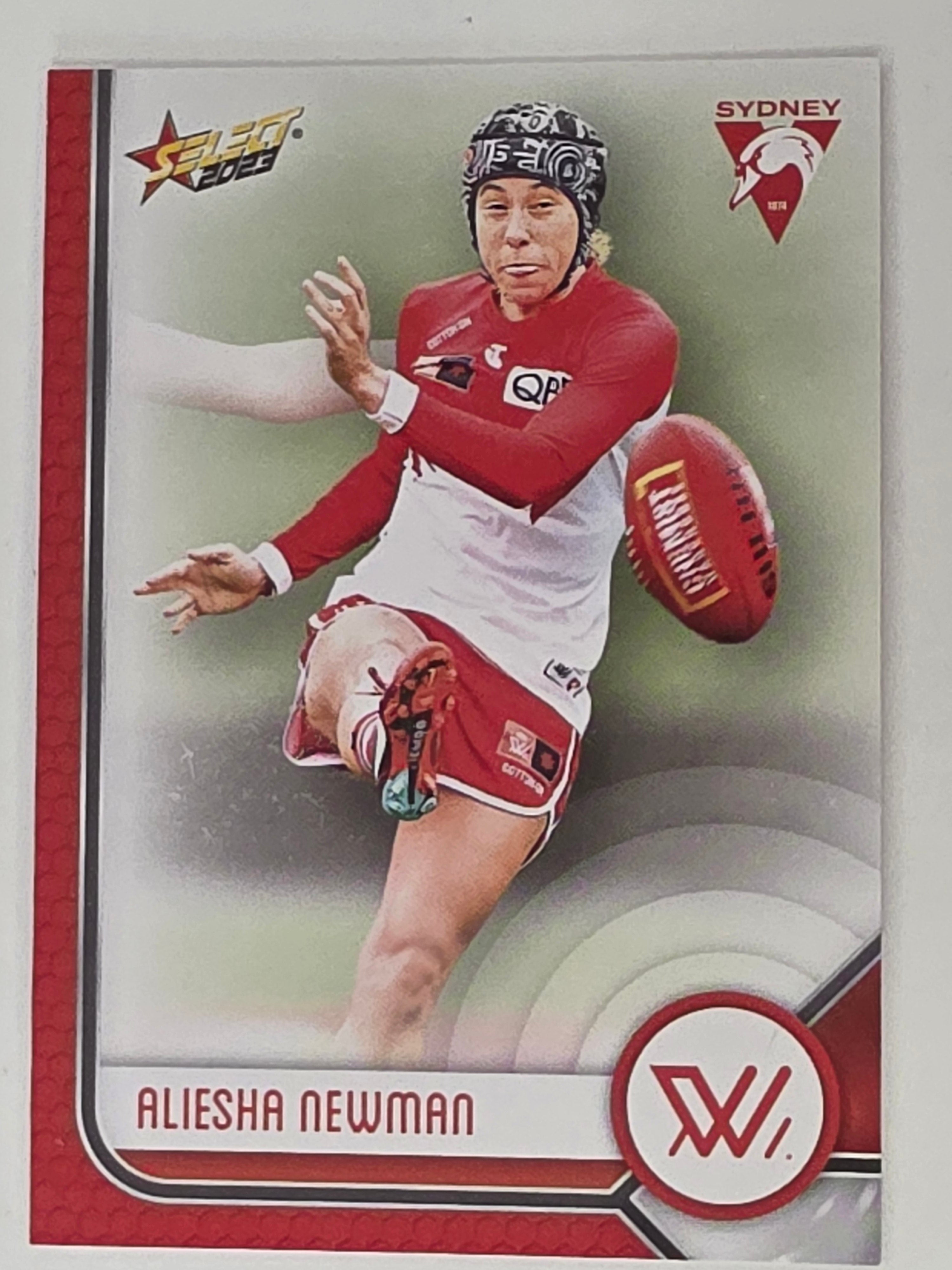 AFL 2023 Footy Stars Base Card #229 Aliesha Newman Sydney Swans AFLW
