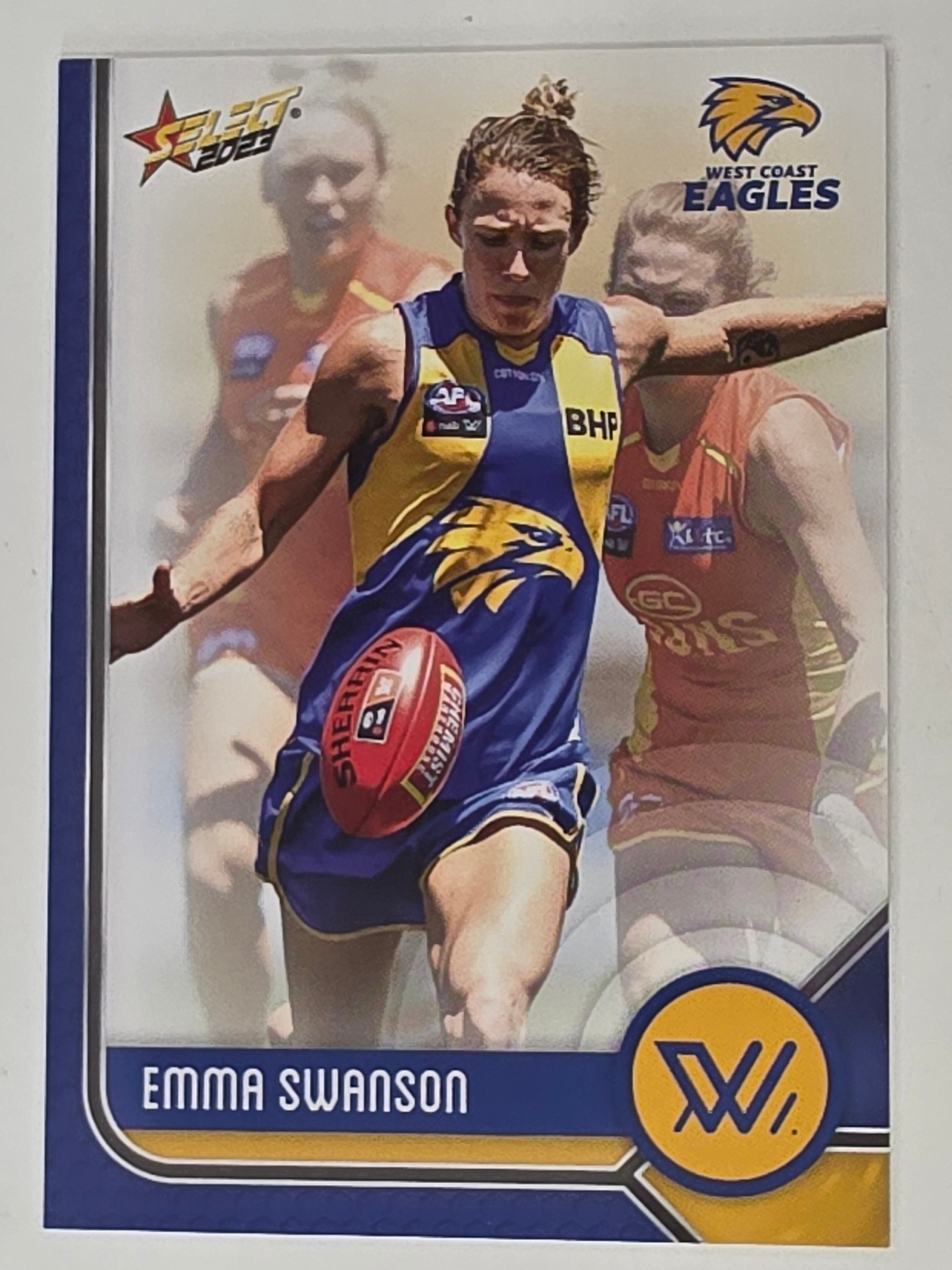 AFL 2023 Footy Stars Base Card #232 Emma Swanson West Coast Eagles AFLW