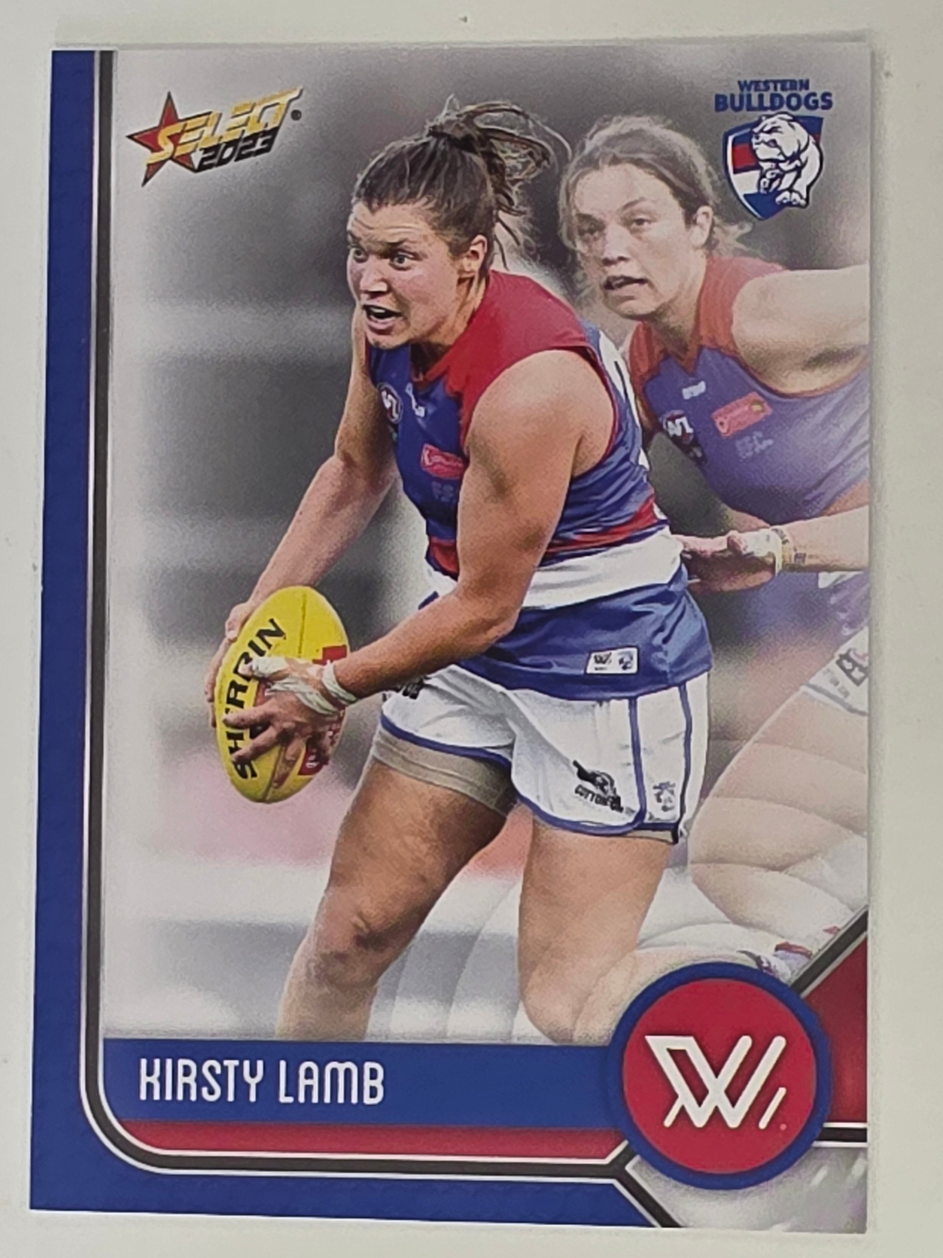 AFL 2023 Footy Stars Base Card #235 Kirsty Lamb Western Bulldogs AFLW