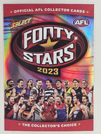AFL 2023 Footy Stars Parallel Colour Spots #001 Header Card