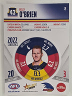 AFL 2023 Footy Stars Parallel Colour Spots #008 Reilly O'Brien Adelaide Crows