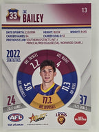 AFL 2023 Footy Stars Parallel Colour Spots #013 Zac Bailey Brisbane Lions