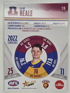 AFL 2023 Footy Stars Parallel Colour Spots #019 Lachie Neale Brisbane Lions