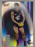 AFL 2023 Footy Stars Parallel Colour Spots #022 Adam Cerra Carlton Blues