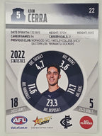 AFL 2023 Footy Stars Parallel Colour Spots #022 Adam Cerra Carlton Blues