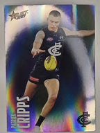 AFL 2023 Footy Stars Parallel Colour Spots #023 Patrick Cripps Carlton Blues