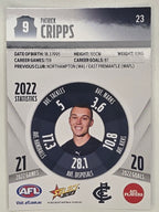 AFL 2023 Footy Stars Parallel Colour Spots #023 Patrick Cripps Carlton Blues