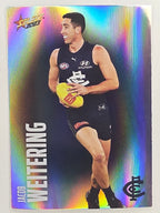AFL 2023 Footy Stars Parallel Colour Spots #031 Jacob Weitering Carlton Blues