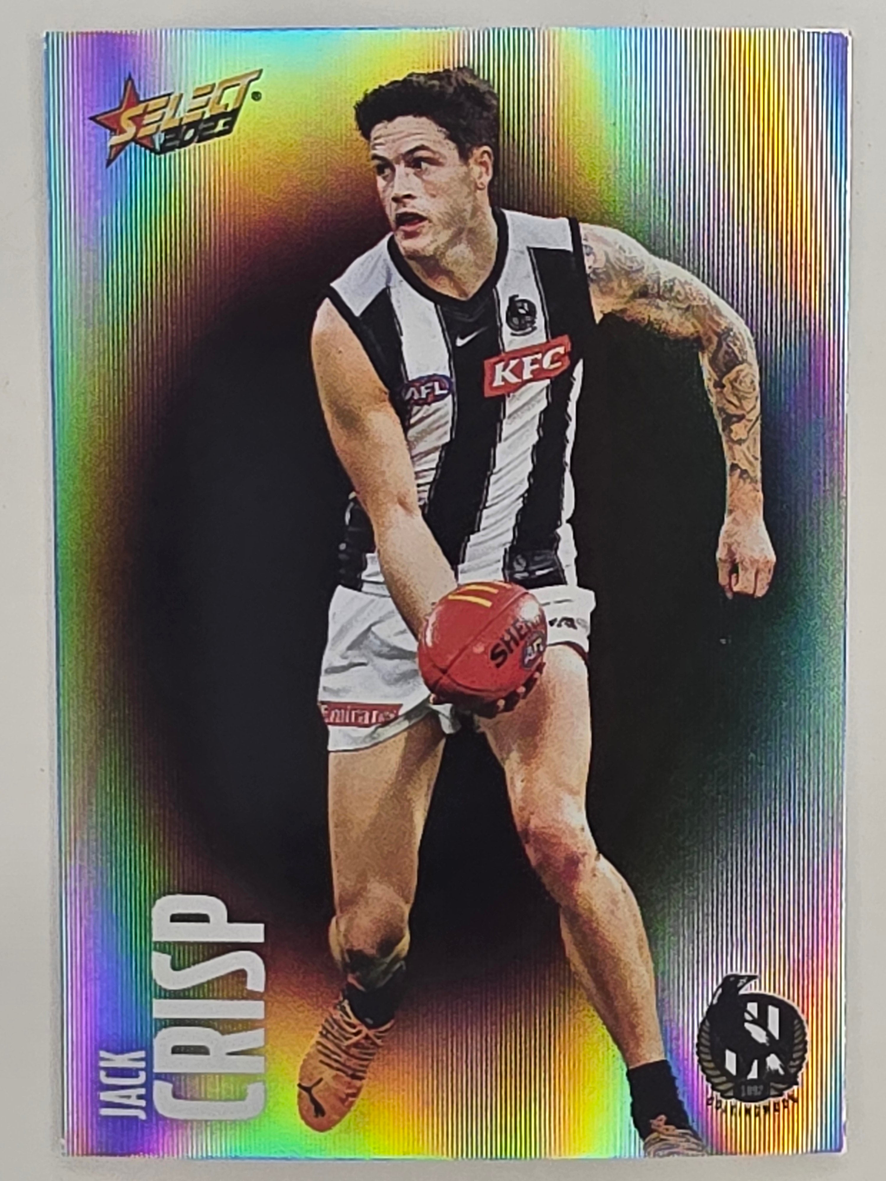 AFL 2023 Footy Stars Parallel Colour Spots #033 Jack Crisp Collingwood Magpies
