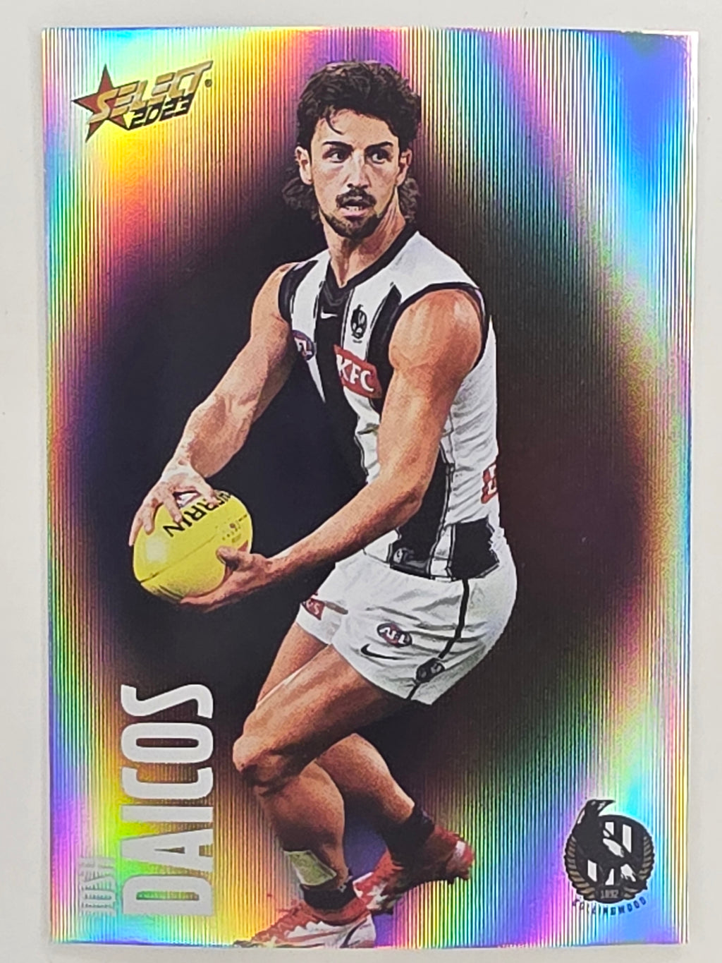 AFL 2023 Footy Stars Parallel Colour Spots #034 Josh Daicos Collingwood Magpies