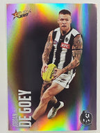 AFL 2023 Footy Stars Parallel Colour Spots #036 Jordan De Goey Collingwood Magpies