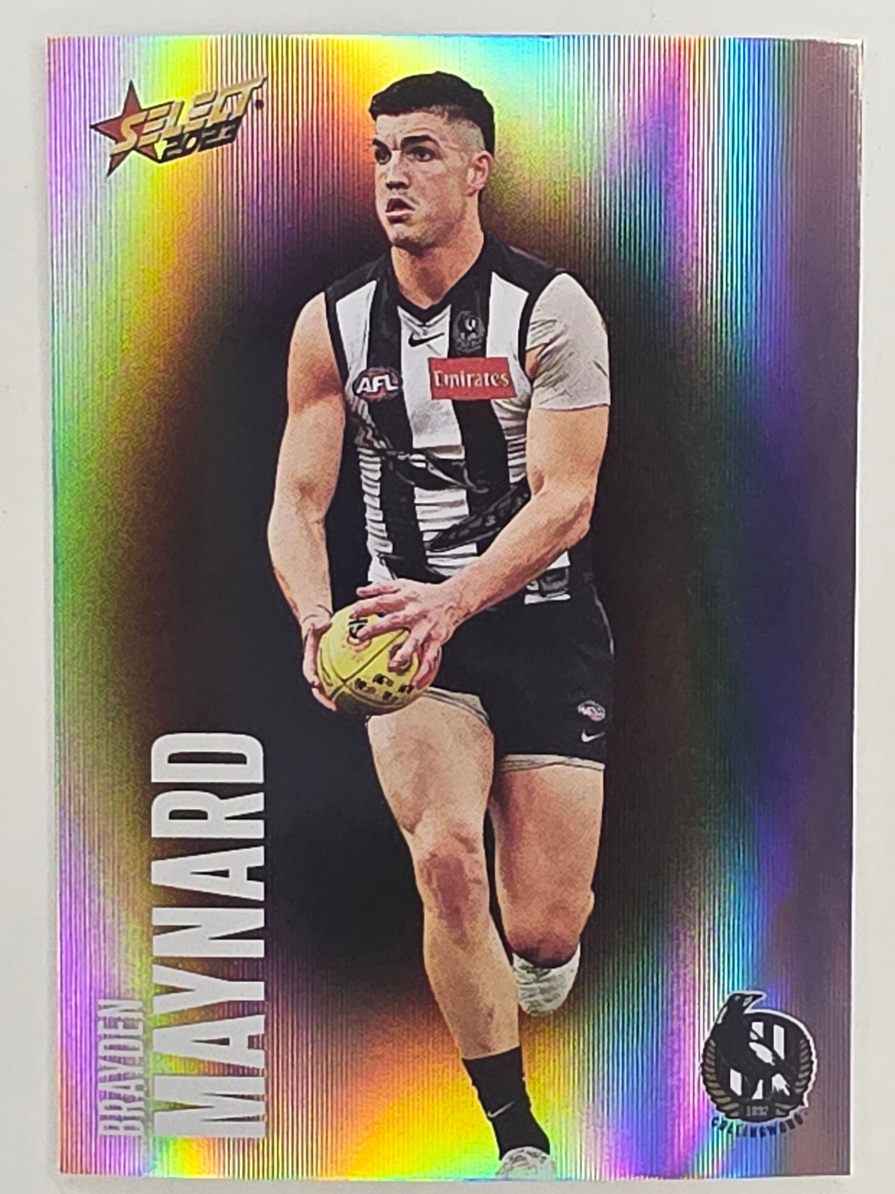 AFL 2023 Footy Stars Parallel Colour Spots #038 Brayden Maynard Collingwood Magpies