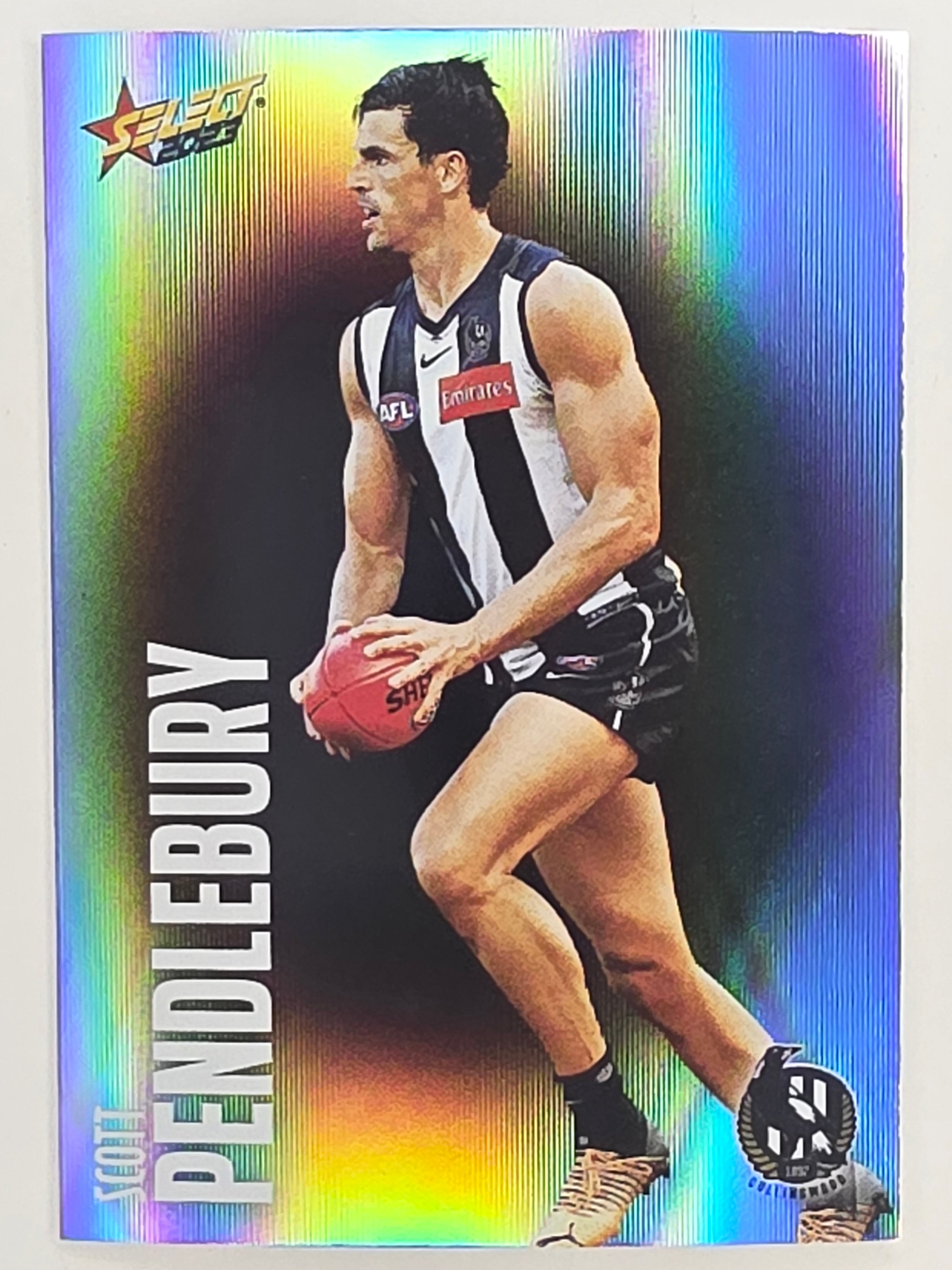 AFL 2023 Footy Stars Parallel Colour Spots #040 Scott Pendlebury Collingwood Magpies