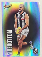 AFL 2023 Footy Stars Parallel Colour Spots #041 Steele Sidebottom Collingwood Magpies