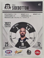 AFL 2023 Footy Stars Parallel Colour Spots #041 Steele Sidebottom Collingwood Magpies