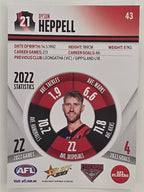 AFL 2023 Footy Stars Parallel Colour Spots #043 Dyson Heppell Essendon Bombers