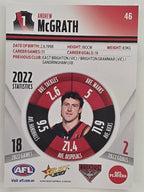 AFL 2023 Footy Stars Parallel Colour Spots #046 Andrew McGrath Essendon Bombers