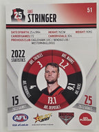 AFL 2023 Footy Stars Parallel Colour Spots #051 Jake Stringer Essendon Bombers