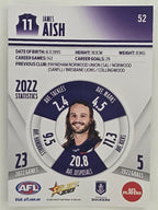 AFL 2023 Footy Stars Parallel Colour Spots #052 James Aish Fremantle Dockers