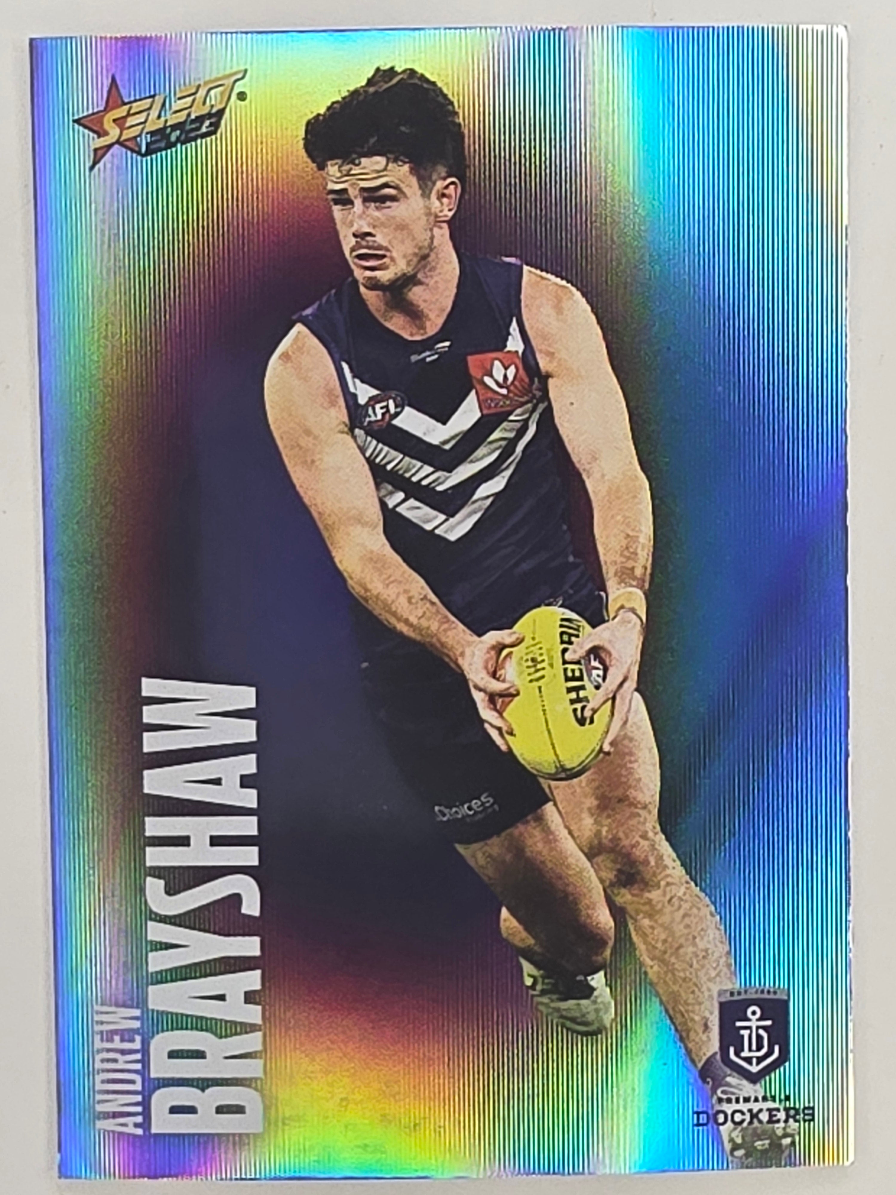 AFL 2023 Footy Stars Parallel Colour Spots #053 Andrew Brayshaw Fremantle Dockers