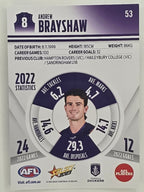 AFL 2023 Footy Stars Parallel Colour Spots #053 Andrew Brayshaw Fremantle Dockers