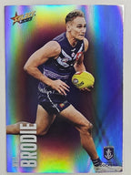 AFL 2023 Footy Stars Parallel Colour Spots #054 Will Brodie Fremantle Dockers