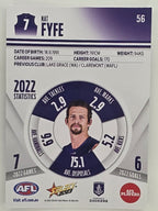 AFL 2023 Footy Stars Parallel Colour Spots #056 Nat Fyfe Fremantle Dockers