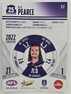 AFL 2023 Footy Stars Parallel Colour Spots #057 Alex Pearce Fremantle Dockers