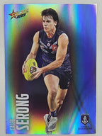 AFL 2023 Footy Stars Parallel Colour Spots #059 Caleb Serong Fremantle Dockers
