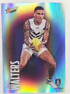 AFL 2023 Footy Stars Parallel Colour Spots #060 Michael Walters Fremantle Dockers