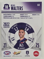 AFL 2023 Footy Stars Parallel Colour Spots #060 Michael Walters Fremantle Dockers