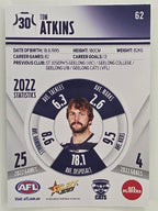 AFL 2023 Footy Stars Parallel Colour Spots #062 Tom Atkins Geelong Cats