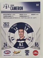 AFL 2023 Footy Stars Parallel Colour Spots #064 Jeremy Cameron Geelong Cats
