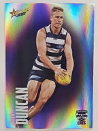 AFL 2023 Footy Stars Parallel Colour Spots #066 Mitch Duncan Geelong Cats